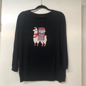 Talbots Llama sweater